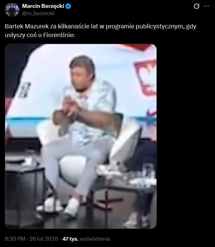 Tak za kilka lat będzie wyglądał Bartek Mazurek w programie o piłce XD